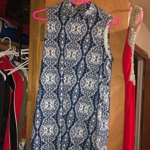 Suede Turtleneck Spring/Summer Dress